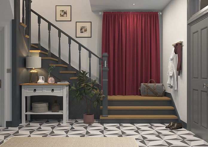 Sunningdale, Claret - Made to Measure Curtains - Image 7